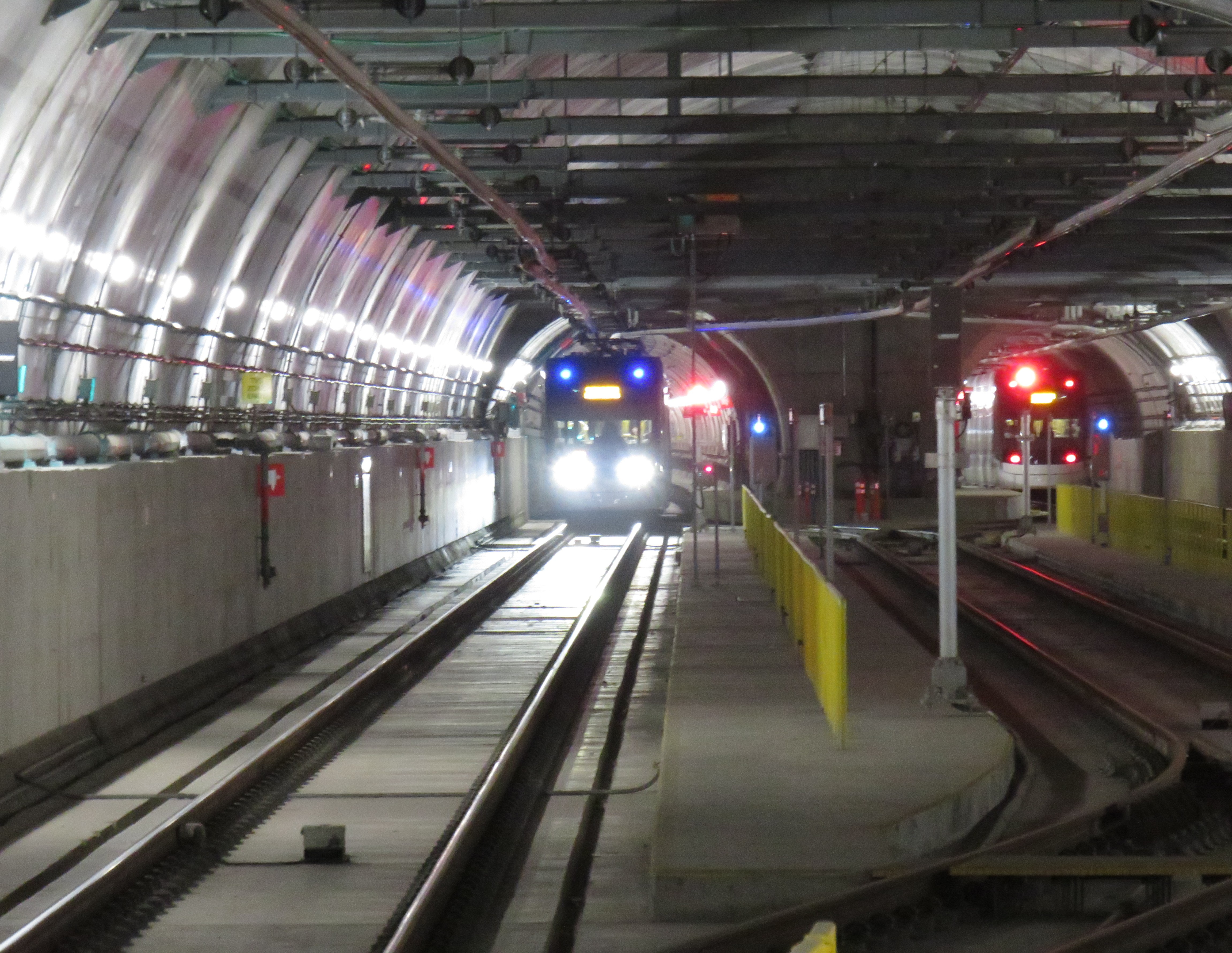 Laird station on the Line 5 Eglinton Crosstown LRT