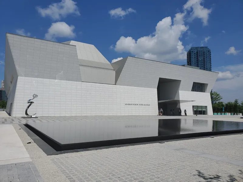 The Aga Khan Museum's white granite courtyard in North York, a Doors Open Toronto 2026 site