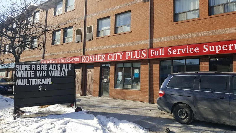 Kosher City Plus storefront on Bathurst St, Toronto