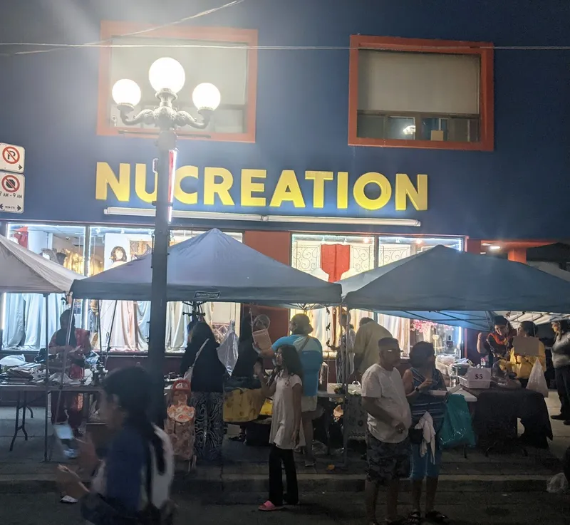 Nucreation Fashions storefront, 1414 Gerrard St E, Toronto