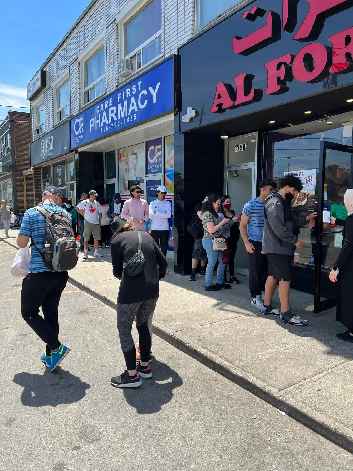 Alforat Iraqi Street Food crispy shawarma wrap and student combo at 1756 Victoria Park Ave North York