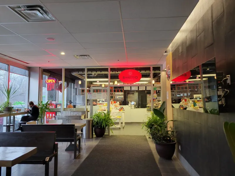 Interior of Baretto Caffe on Don Mills Road, North York