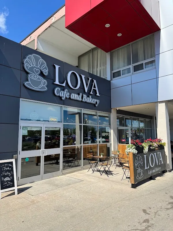 LOVA Cafe and Bakery storefront on Yonge Street, North York