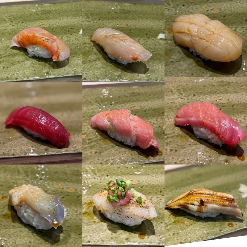 Mizu Sushi omakase platter with seasonal fish