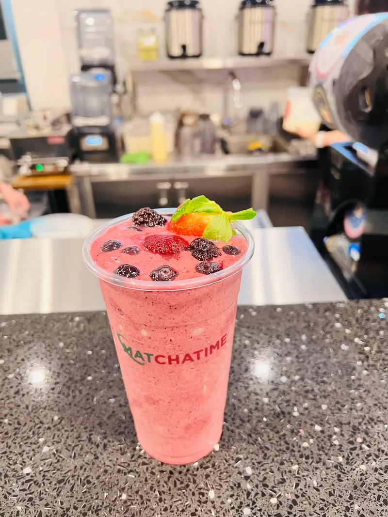 Matchatime 1104 Wilson Ave North York — iced matcha latte