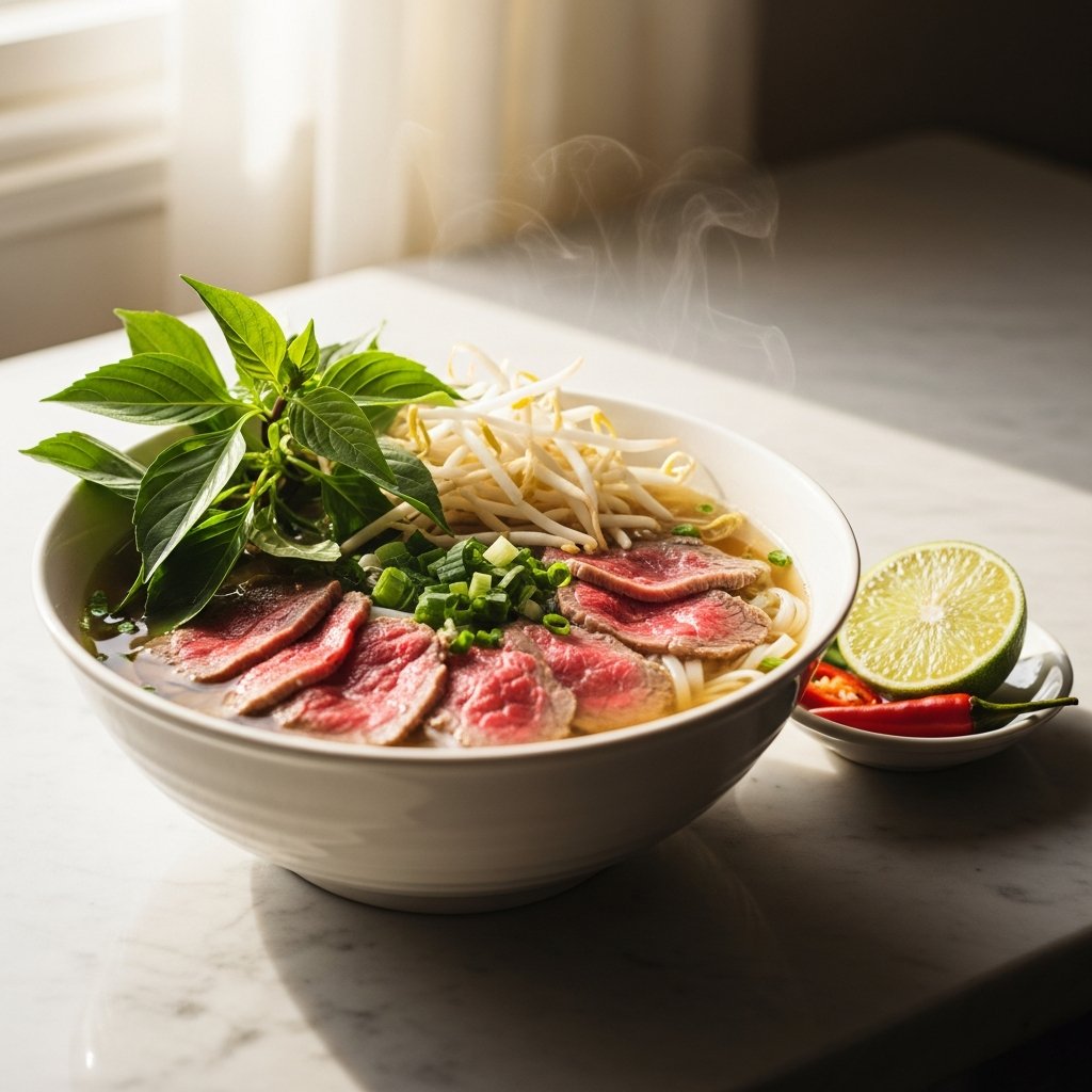 Best pho in North York 2026 — Vietnamese noodle soup with rare beef and herbs