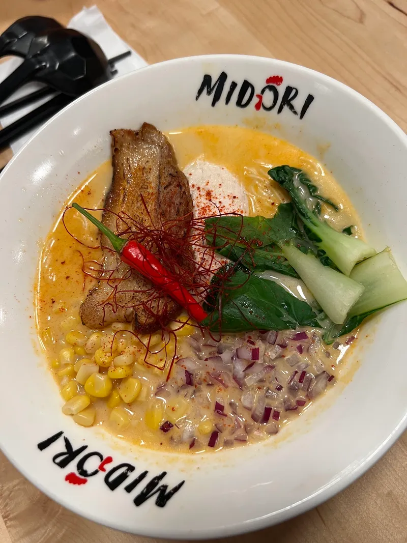 Midori Ramen 5313 Yonge St North York — Tori Paitan creamy chicken broth