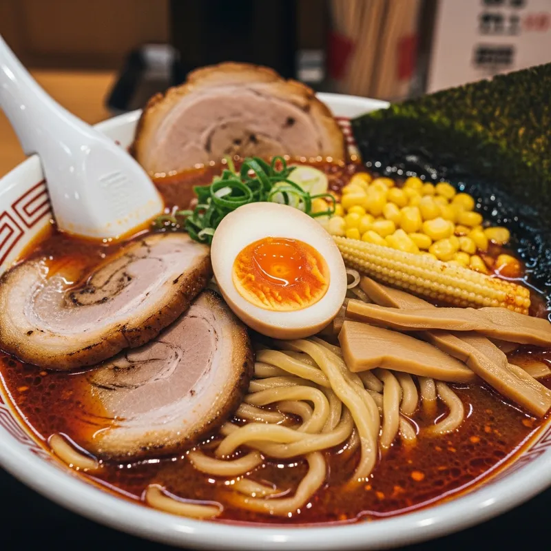 Ramen Isshin 5193 Yonge St North York — miso ramen bowl