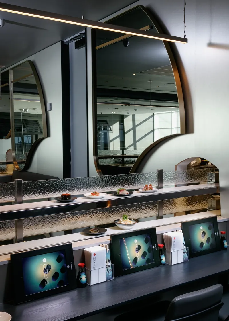 Aburi TORA automated laneway sushi delivery at Yorkdale