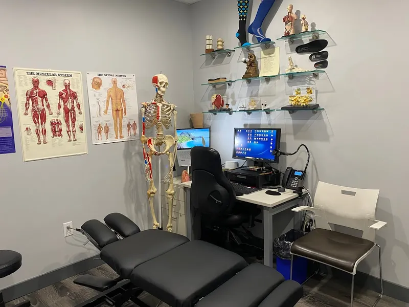 Madison Sports Injury and Rehabilitation Clinic treatment room at Yonge and Sheppard, North York