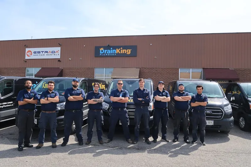 Drain King Plumbers office on St Regis Crescent in North York