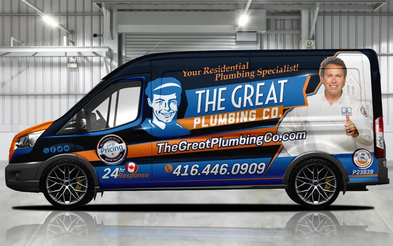 The Great Plumbing Co. office on Leslie Street in North York
