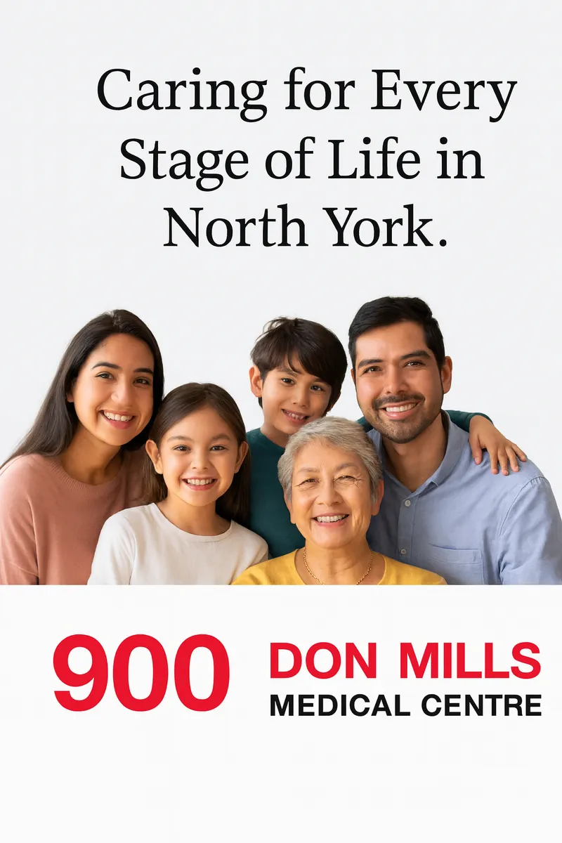 900 Don Mills Medical Centre family medicine clinic at 900 Don Mills Road in North York